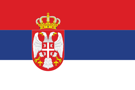 Flag: Serbia